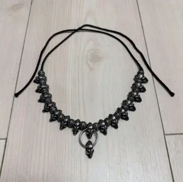 네크로맨스 NECKROMANCE 스컬 해골 목걸이 hide