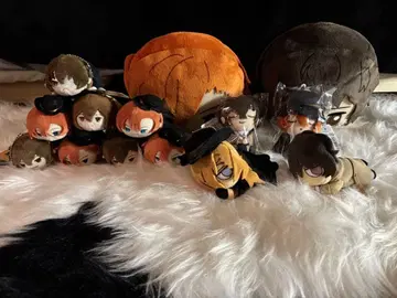 문호 스트레이독스 다자이 오사무 나카하라 츄야 봉제 인형