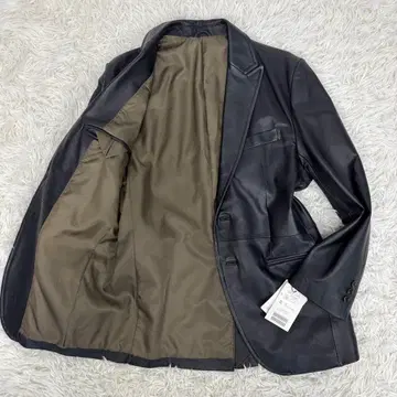 택 포함 새상품! 하자품 G-STYLE 램 가죽 테일러드 자켓 M