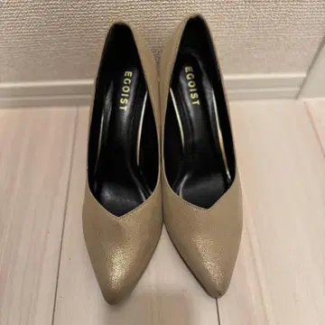 EGOST 베이지 글리터 하이힐 24.5cm