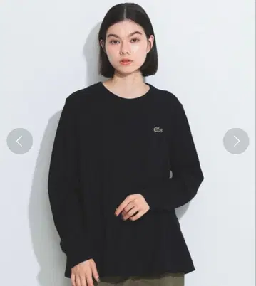 LACOSTE for BEAMS BOY / 별주 A 라인 긴팔 T셔츠