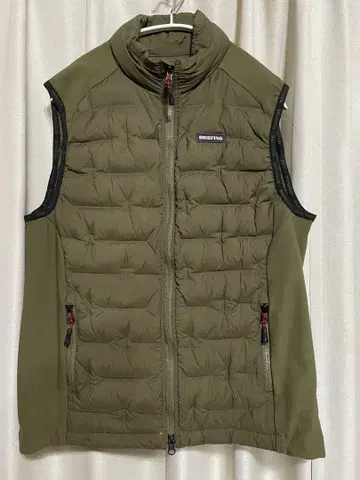 BRIEFING 골프 다운 퀼팅 베스트 M 사이즈 올리브