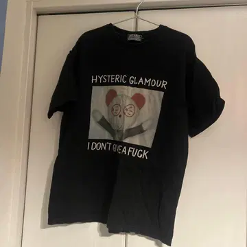 HYSTERIC GLAMOUR 블랙 T셔츠 L 사이즈