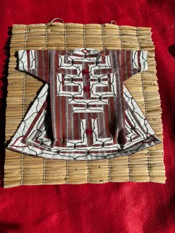 아이누 미니 기모노 루운페 시라오이 고자 테타라페 가마 벽걸이 인테리어용