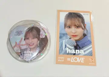 오바 하나나 절대 아이돌 그만두지 마 캔뱃지 미니 사진