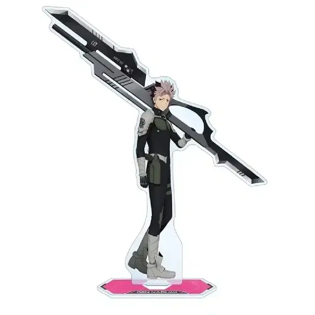 괴수 8호 나루미 빅 아크릴 스탠드 공구 양도