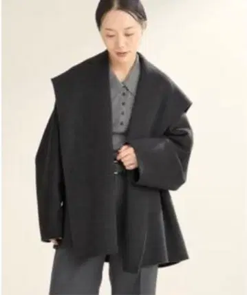 plage 해밀턴 드레이프 미들 코트 38