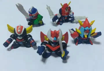 슈퍼로봇대전 풀컬러 컬렉션 5종 가샤폰 피규어