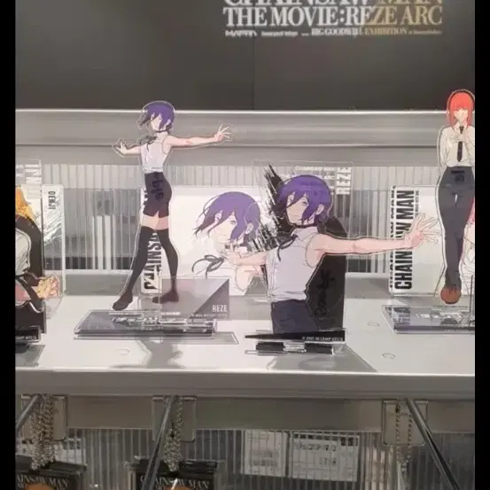 체인소맨 대교류전 베이스야드 한정 레제 아크릴 스탠드