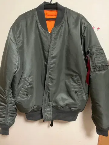 ALPHA MA-1 플라이트 자켓 올리브 ALPHA