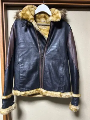 새상품급 아비렉스 램 가죽 보머 자켓 L 대전 모델 b-3