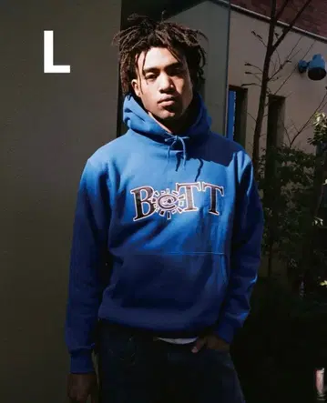 BoTT x Always Pullover Hoodie 블루 L