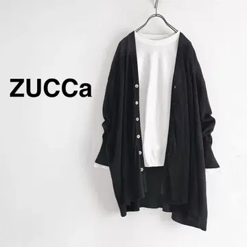 ZUCCa 니트 가디건 블랙