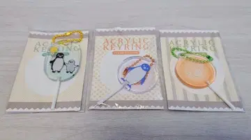 [ 미사용품 ] Suica 펭귄 아크릴 캔디 키링 3개 세트