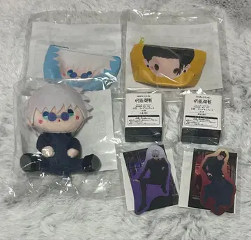 주술회전 세가 럭키 쿠지 반지 목걸이 씰 고죠 사토루 게토 스구루 7종