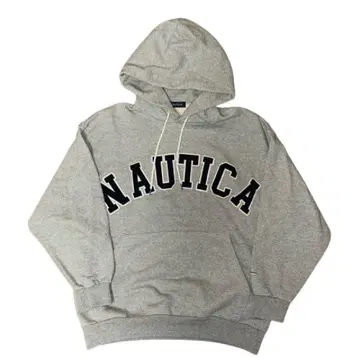 NAUTICA 그레이 후드티