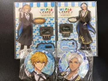 니지산지 콜라보 카페 아크릴 스탠드 캔뱃지