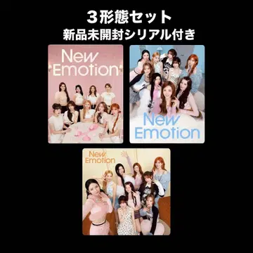 [ 미개봉 새상품 ] New Emotion 3가지 형태 세트 시리얼 포함