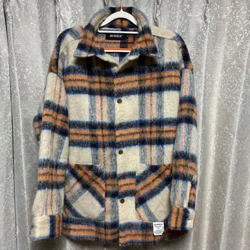 AVIREX 체크 무늬 자켓 M 사이즈