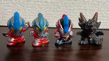 손가락 인형 울트라맨 긴가 스트리움 긴가 빅토리 썬더 다란비아