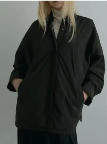 안누크 anuke 패딩 버튼 셔츠