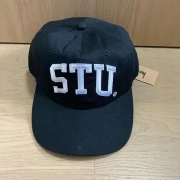 STU 블랙 야구 모자