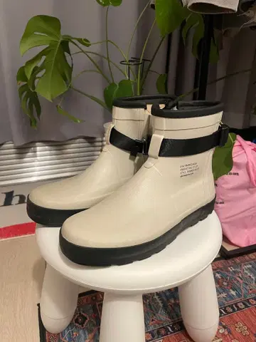 moonstar ET-021 화이트 러버 부츠