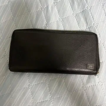 FORTER 블랙 가죽 장지갑