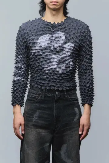 [ 24AW ] MASU SPIKY TOPS (BLACK) 사이즈 46