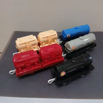 프라레일 화차 차량 5량 세트 탱크차 탱크 컨테이너차