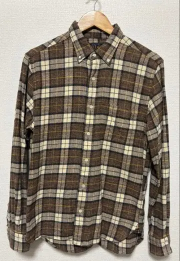BEAMS PLUS 버튼 다운 플란넬 셔츠 M 사이즈
