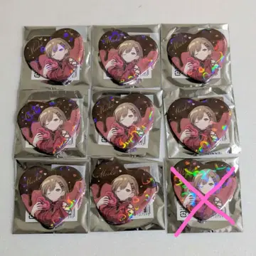 하츠네 미쿠 트레이딩 키라키라 하트 캔뱃지 MEIKO 8개 세트