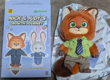 주토피아 닉 와일드 봉제 인형