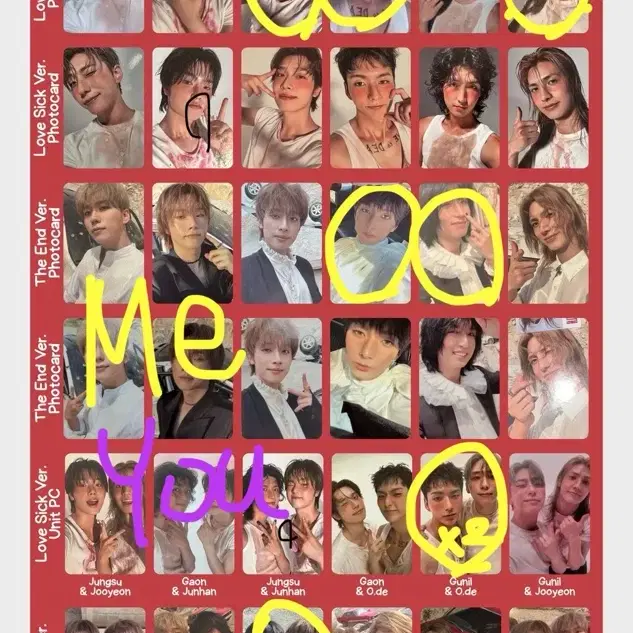 엑디즈 엑스디너리히어로즈 lxve to death 앨범 포카 구성품 판환