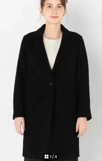 Another Edition 1 버튼 체스터 코트