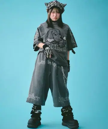 [ GALFY/갈피 ] 병에 물든 T셔츠 대형견