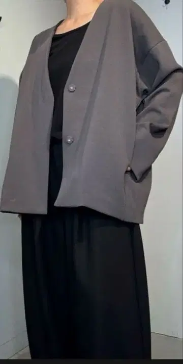 안나 케리 노카라 자켓