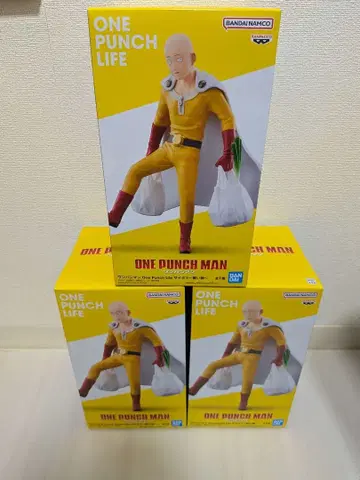 원펀맨 사이타마 쇼핑 피규어 3개 세트