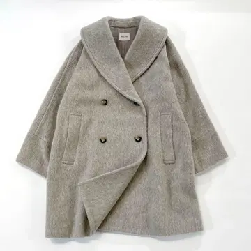 [ 23AW/새상품급 ] 6.1만 데미룩스 빔즈 샤기 숄카라 코트