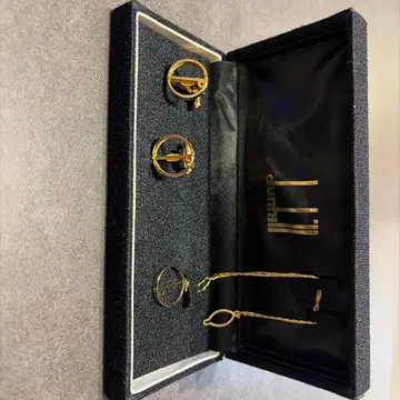 dunhill 골드 커프스링크 세트