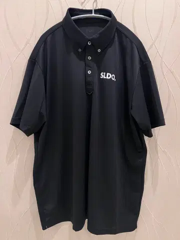 SLDO. 블랙 피케 셔츠 XXL