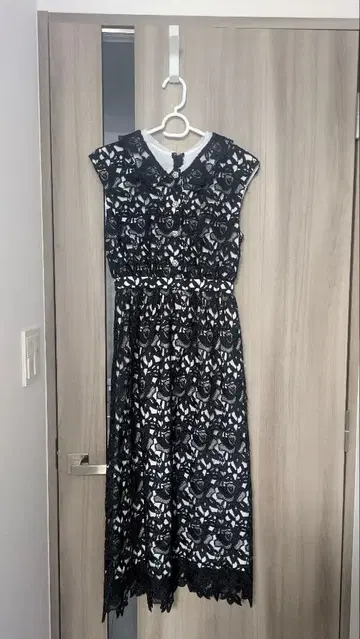 SNIDEL 레이스 원피스 블랙