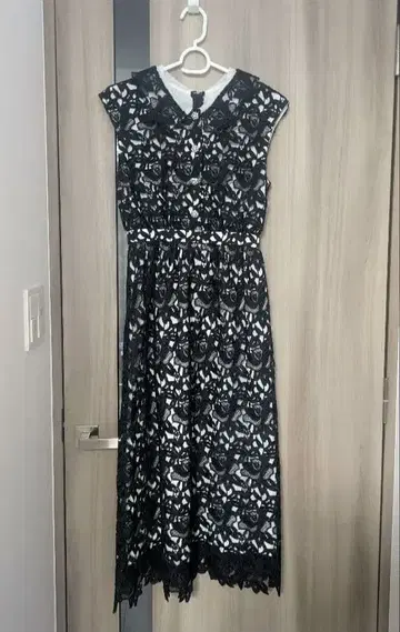 SNIDEL 레이스 원피스 블랙