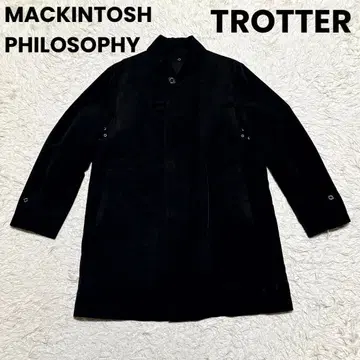 매킨토시 철학 트로터 코트 라이너 포함 블랙 38