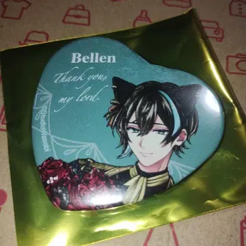 악마 집사와 검은 고양이 아쿠네코 하트 캔뱃지 벨렌