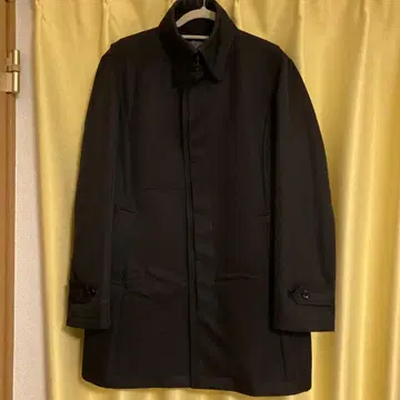 블랙 스텐카라 코트