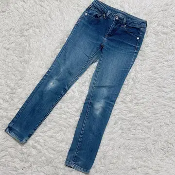 [ c6336 ] GU 데님 청바지 스키니 블루 스트레치