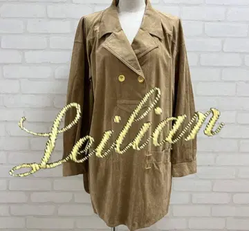 새상품급 Leilian 베이지 스웨이드 엑세느