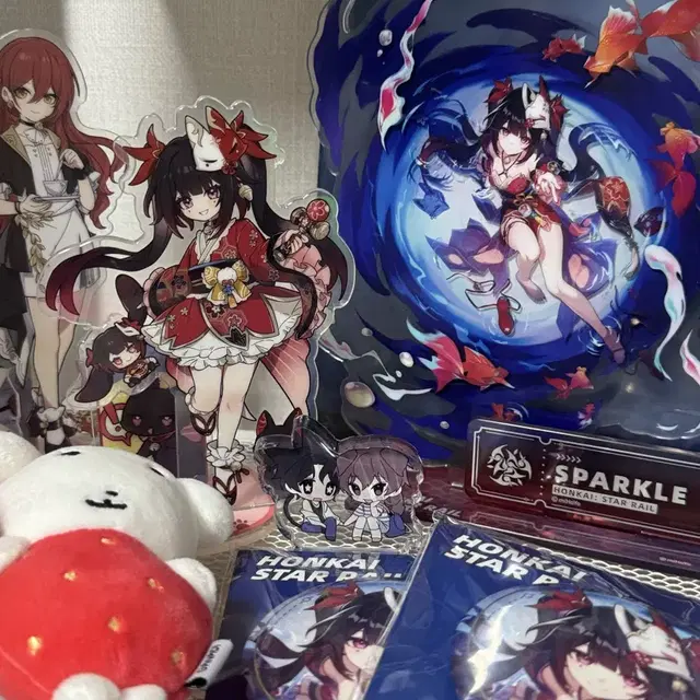 붕괴 스타레일 스파클 아크릴 스탠드 캔뱃지