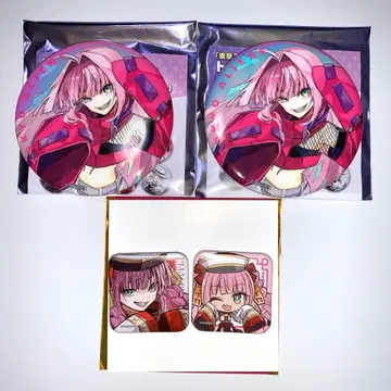 도쿄 에이리언즈 빅 오로라 캔뱃지 미니 스퀘어 캔뱃지 2개 세트 라이카